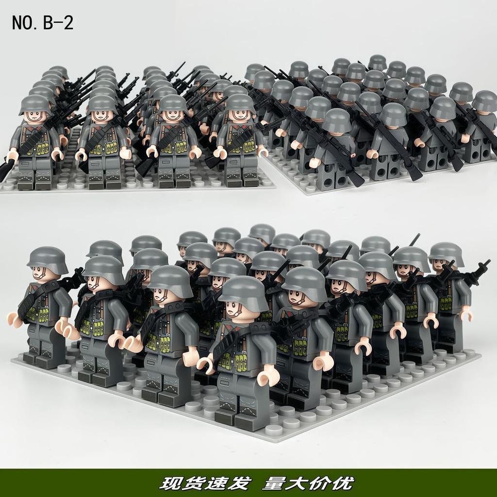 Militär Baustein Figur Kompatibel Kleine Partikel Spielzeug Zusammenbau Patriotischer Kleiner Junge Zusammenbau