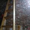 Double-Sided Solid Wood Folding A-Frame Ladder for Household Use