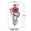 Small Full Arm Tattoo Sticker, Flower Letters, Plain Flower Tattoo Sticker Tattoo