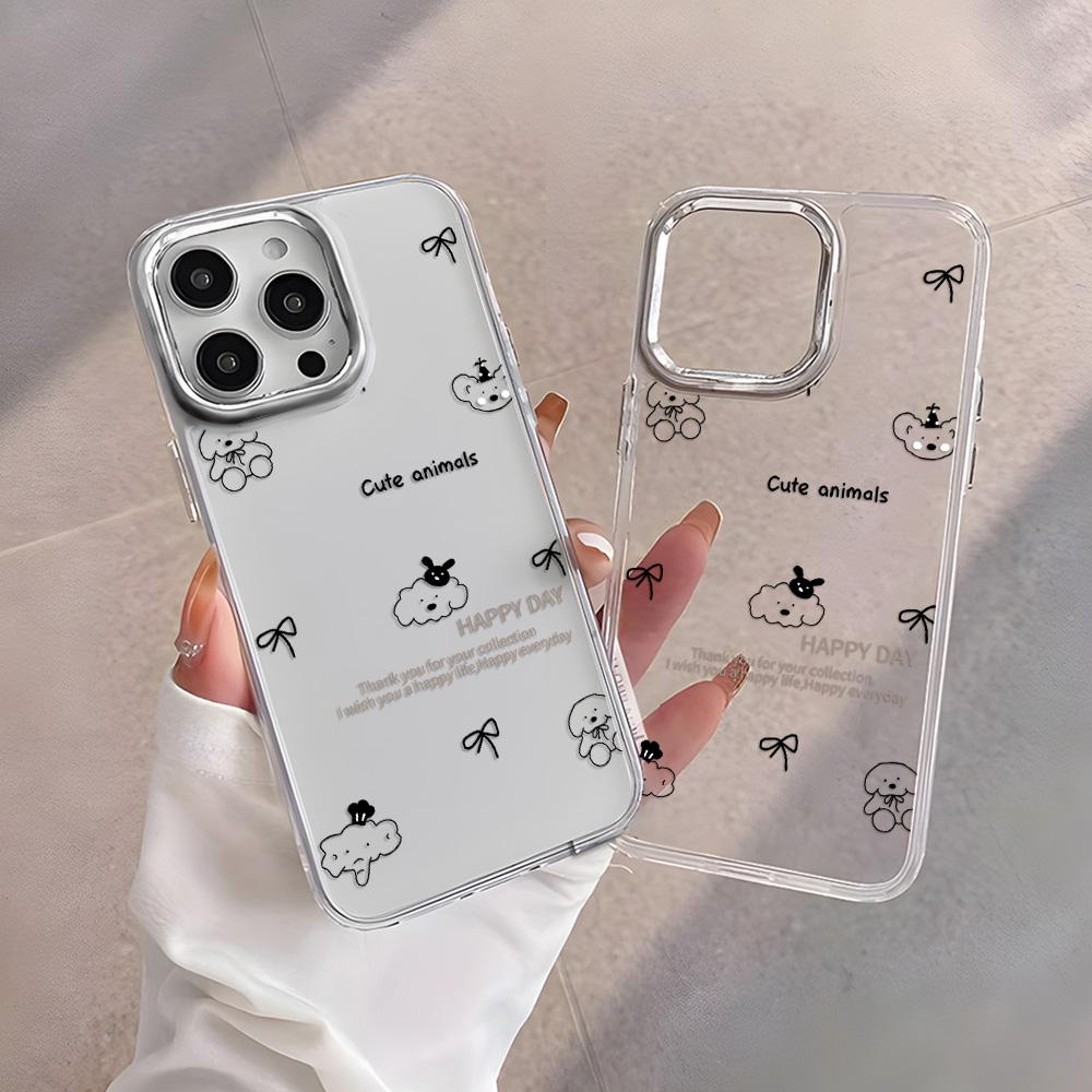 Transparent Phone Case for iPhone 11 12 13 iPhone 13 14 15 Pro 15 16 Pro Max Samsung A15 A16 A25 A26 A55 A56 S25 S24 S22 S23 Ultra S25 Edge
