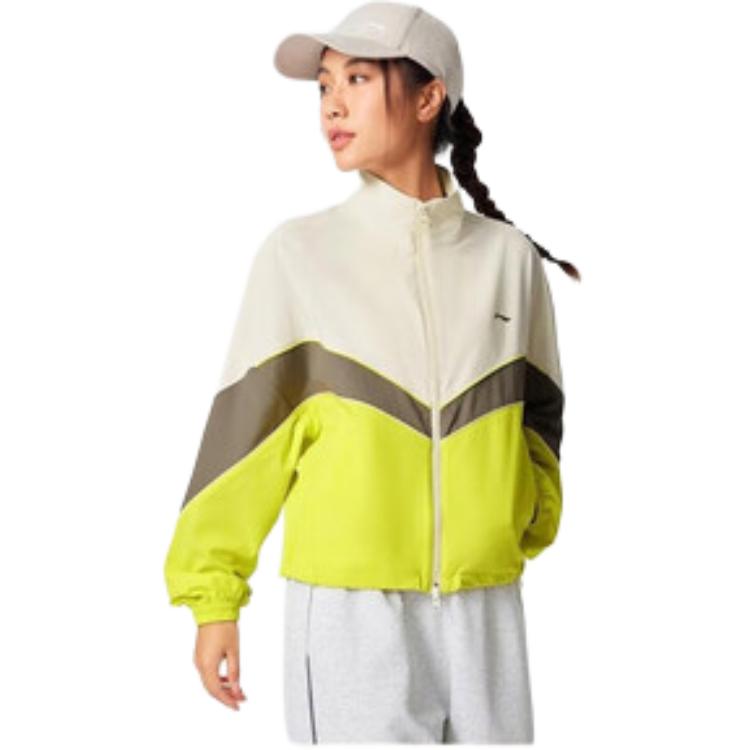 

Li-Ning Water-Resistant Autumn Trendy Stand-Collar Loose Windbreaker Unisex Outerwear AFDV690