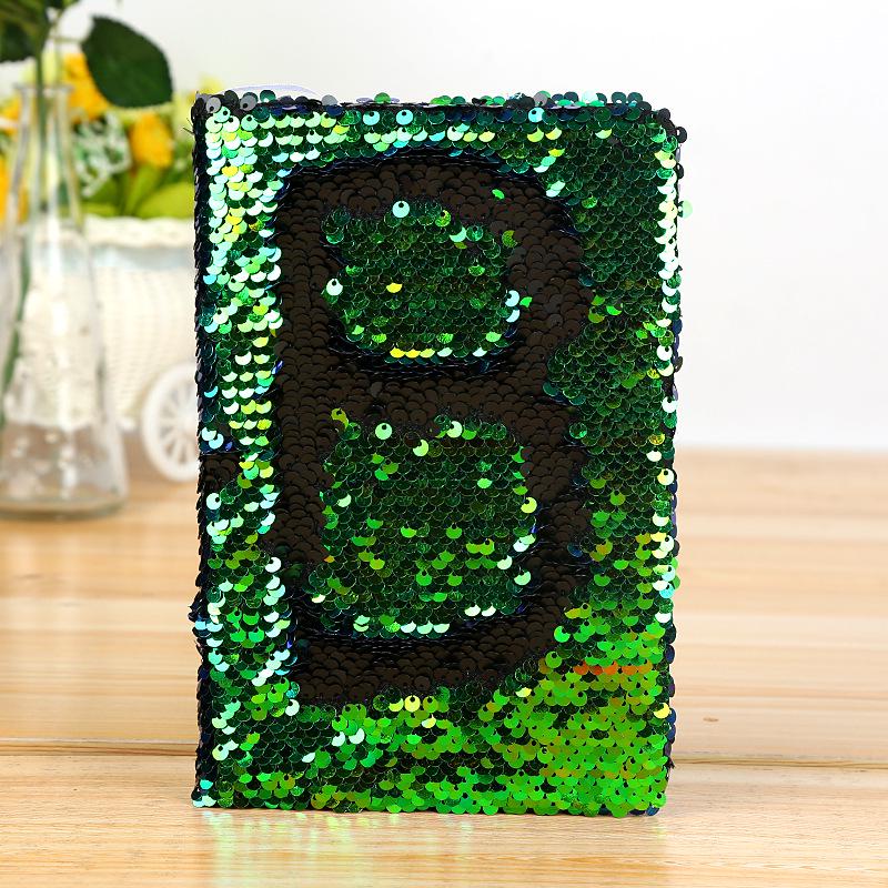 Creative Color-Changing Sequin Notebook: Stylish A5 Lock Diary A5