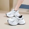 Women's Sneaker Fashion Lace Up New Breathable Mesh Shoes Leisure Thick Soled Comfort Non Slip Outdoor Running Shoes 2025