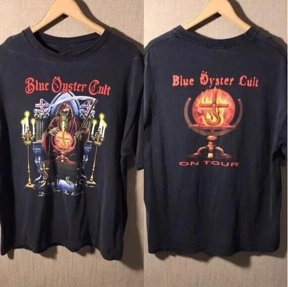 

Blue Oyster Cult On Tour Rock Concert Black 2 Side T-shirt Unisex T-Shirt S