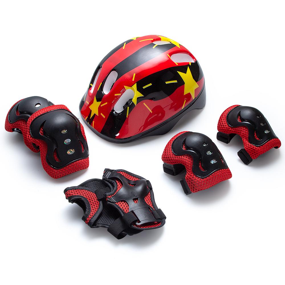 Durable And Safe 7Pcs/Set Roller Skating Kids Boy Girl Safety Helmet Knee Elbow Pad Sets Cycling Skate Bicycle Scooter Protection Safety Guard
