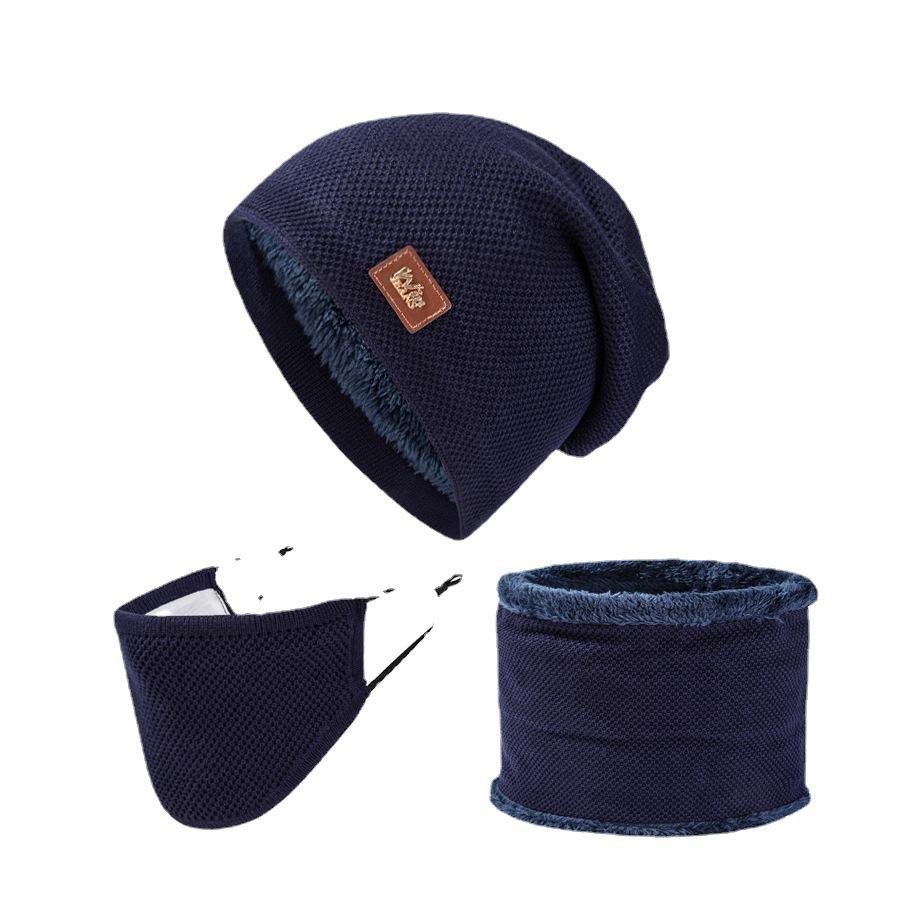 Парная вязаная шапка — фото 10