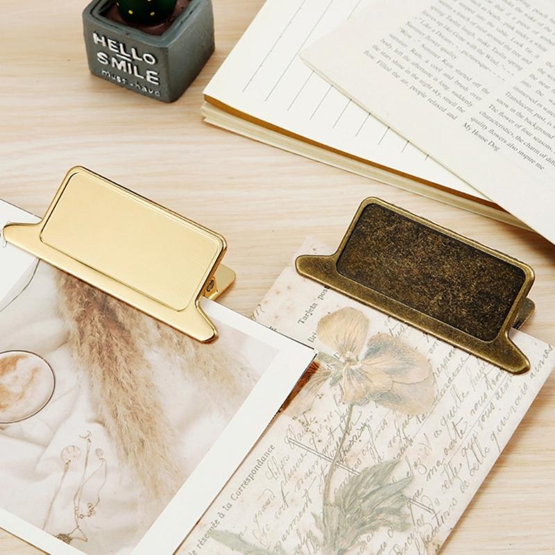 Heavy Duty Metal Paper Clamps Document Organiser Clip For Scrapbooking and Files Notes Bills Receipt Organization