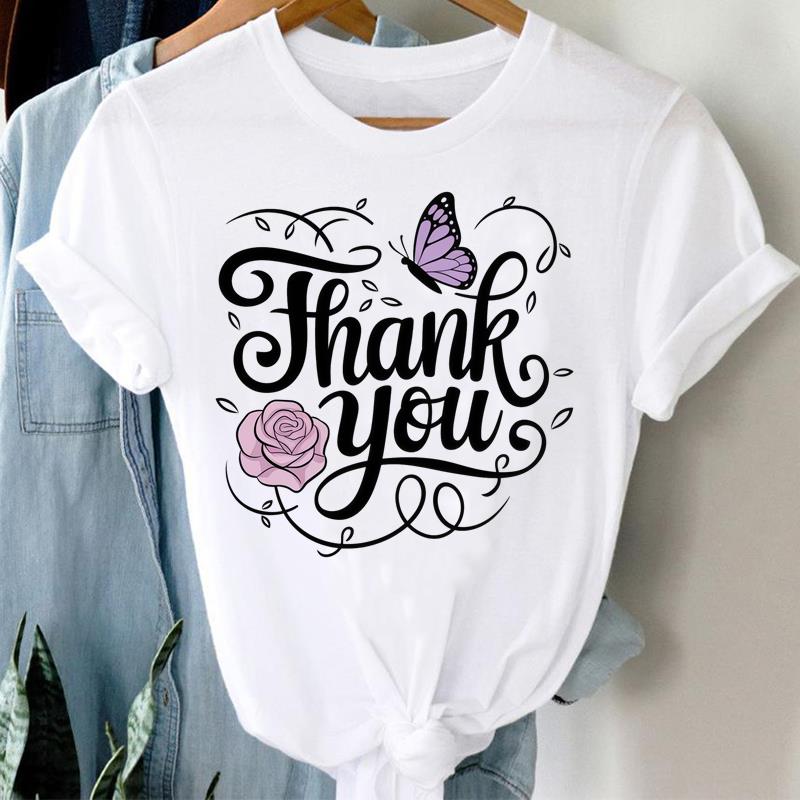 (Asian Size) T Shirt trend lovely cute Fashion Women Tee Clothing Casual Lady Female Top spring summer Printed Graphic Short Sleeve T-shirts