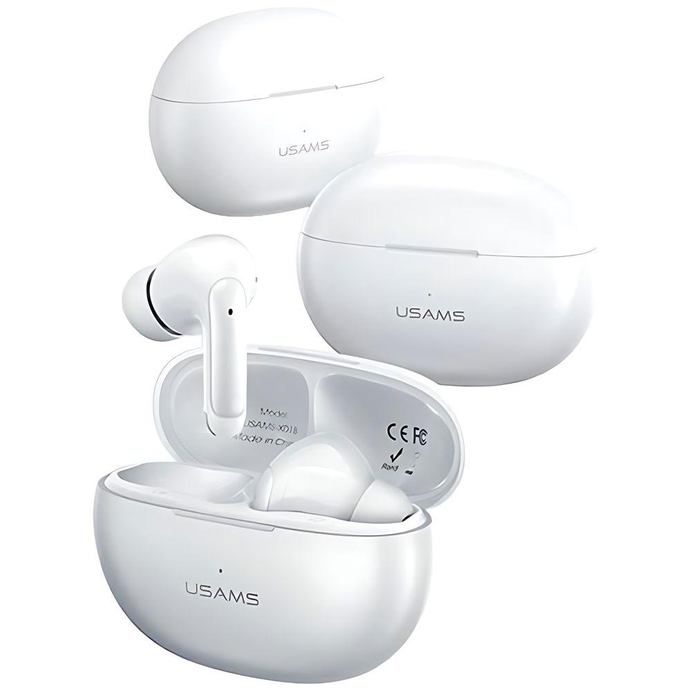 Usams Słuchawki Bluetooth 5.3 Twsx-Don Series Dual Mic Enc Bezprzewodowe Fioletowy/Purple Bhuxd04 (Usams-Xd18)