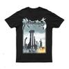 2025 Nový NOCTURNUS - Ethereal Tomb Potisk Unisex Streetová Móda Trendy Krátký Rukáv s Kulatým Výstřihem z Čisté Bavlny