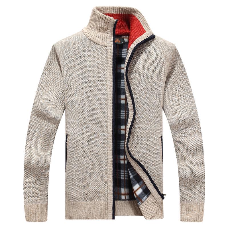 Men's Sweater Zipper Casual Sweater Large