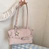 Borsa a tracolla capiente da sottoascellare, stile a spalla singola, con texture di alta qualità per il pendolarismo quotidiano.
