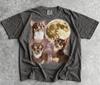 Three Chihuahuas Howling Moon Shirt, Purple Starry Sky, Dog Lover Gift