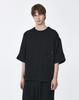 ZIOSONGZIO Tweed Dolman T-Shirt Black Zi3Ts302Bk