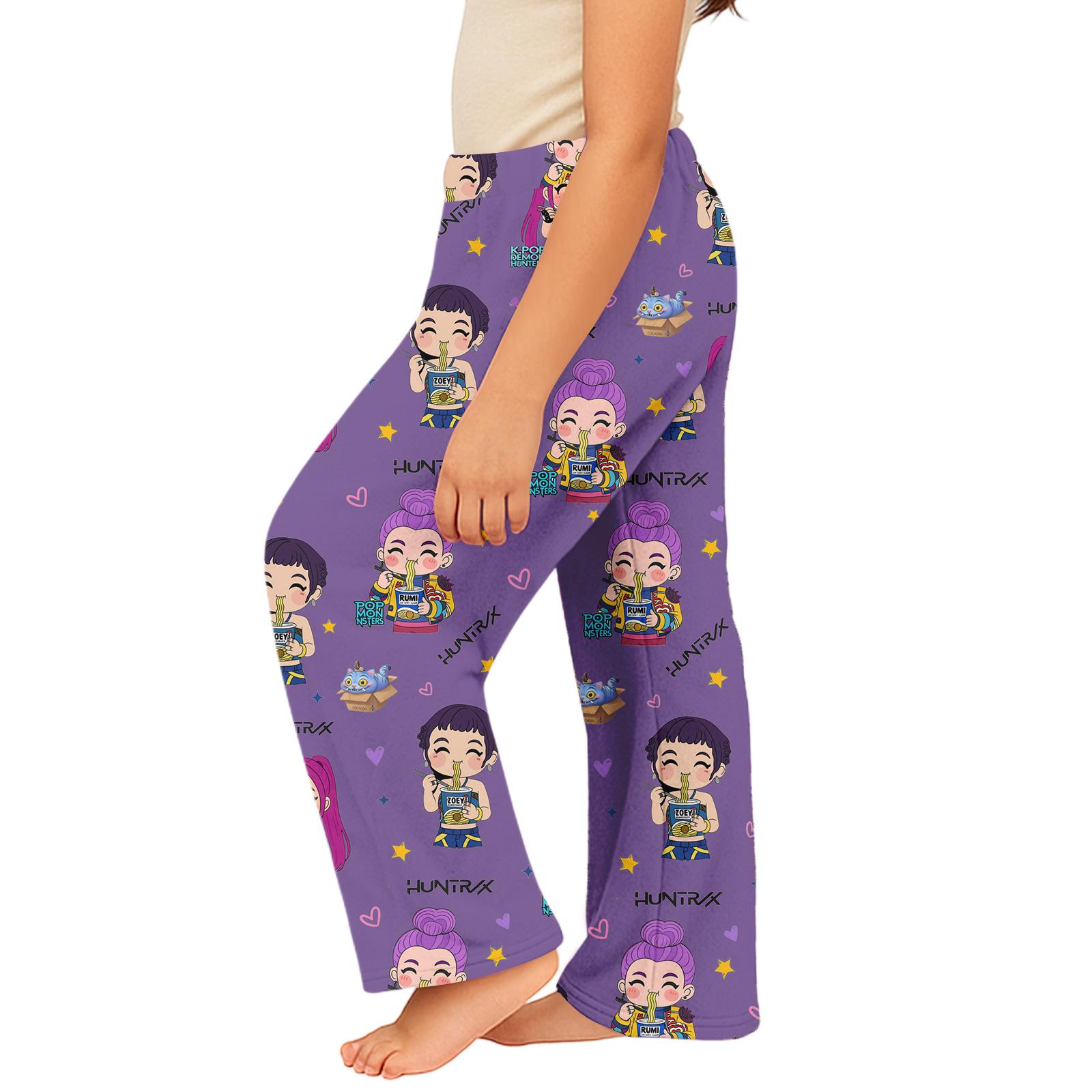 

Детские зимние брюки полной длины с длинным рождественским принтом 150