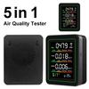 6-in-1 Air Quality Meter Real-Time CO2 Tester HCHO Detector for Home Cars Plants