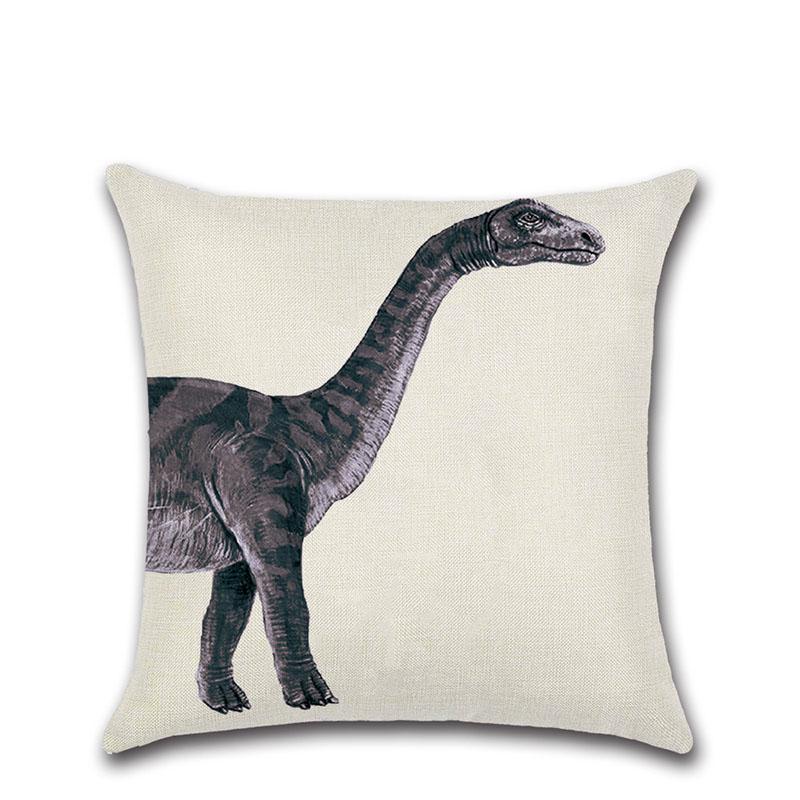 

Design Creative Animal Combination Cotton Linen Case Throw Cushion 18 Cover DinosaurHead