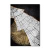 Modern Abstract Golden Black Canvas Painting Wood Texture Nordic Posters and Prints Wall Art Pictures for Living Room Home Decor