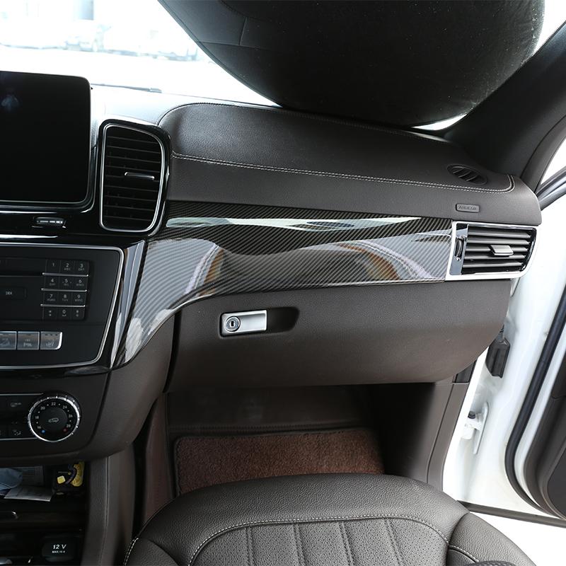 ABS Plast Bil Interiör Mittkonsol Skyddspanel Cover Trim Tillbehör För Mercedes Benz GLE 350 GLS 400 Klass 2016-