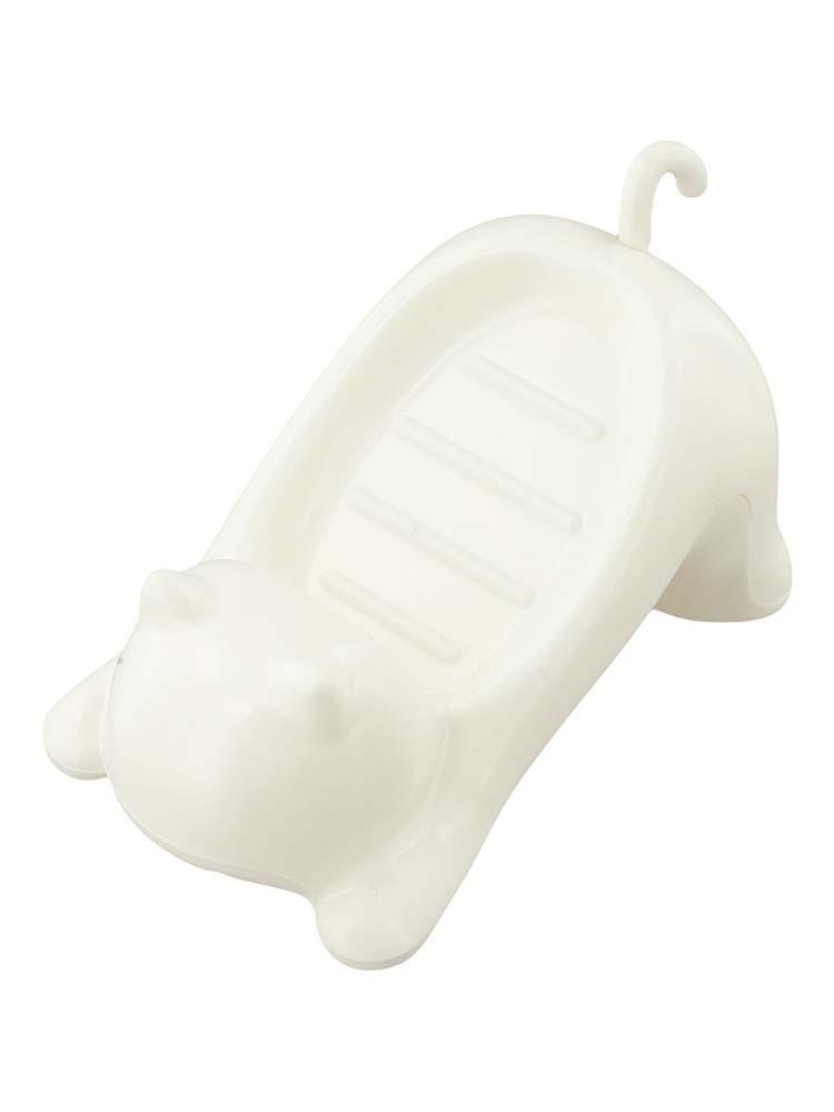ABS Material Cat Soap Dish Self-Draining Soap Holder Built-in Drainage Hole