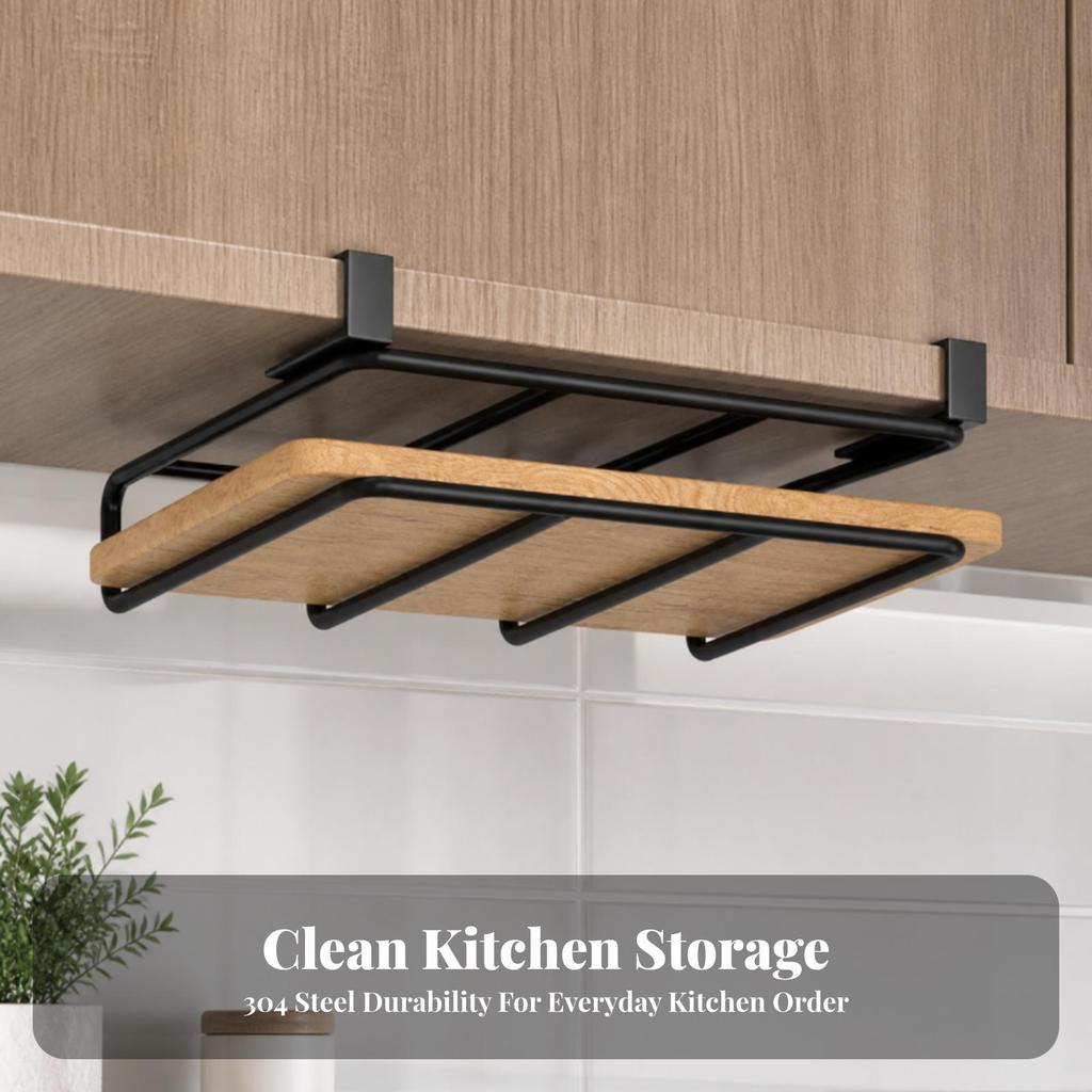 Hanging Kitchen Rack Space-Saving for Compact Kitchens, Apartments