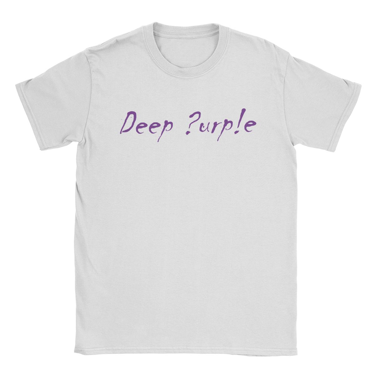 

Deep Purple Men s T Shirt Band Funny Tees Short Sleeve O Neck T-Shirts 100% Cotton Big Size Clothes XXXXXL бордовий