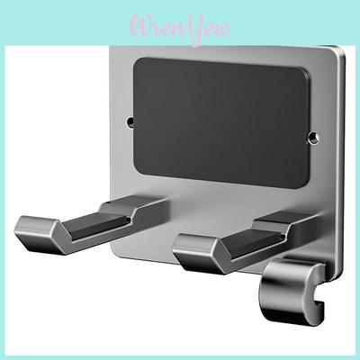 Modern Minimalist Aluminum Wall Mount Hair Dryer Holder With Antitheft Design For Hotels And Bathrooms