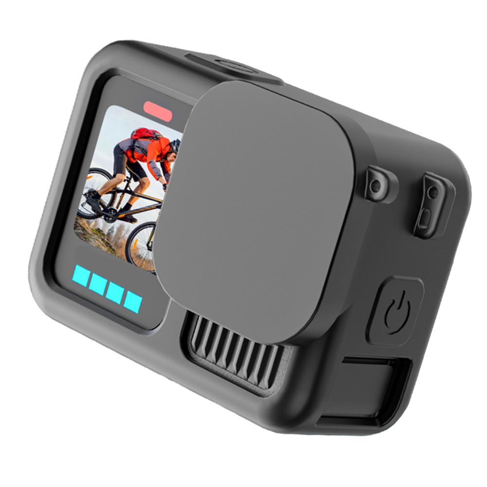 Silicone Case with Lens Cover & Lanyard Soft Sleeve Anti-Scratch Protective Housing Camera Protector for GoPro 13 Accessories