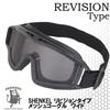 Alpha Label CX800T Revision Type Mesh Goggles, Wide, Black