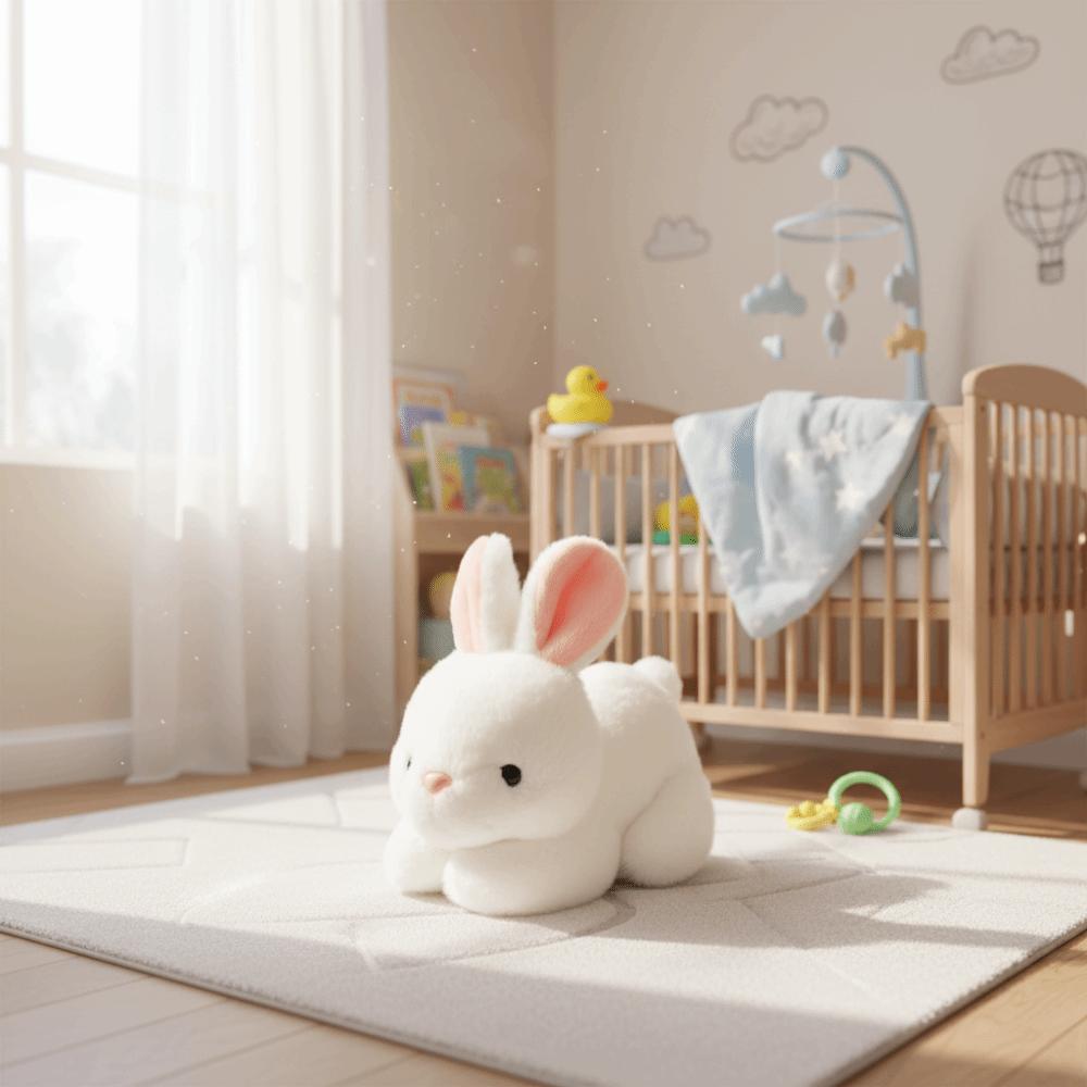 Soft Plush Rabbit Plush Doll Red Bunny Simulation Toy Cute Animal Plush Rabbit  Festival Gift