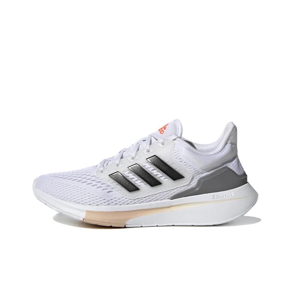 Adidas EQ21 Run White Iron Metallic Женские кроссовки Cloud-White Core-Black H00540 36⅔