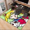 Christmas anime Princess Office Rug Chair Mat, Game Carpet, Suitable for Front Door, Bedroom, Living Room, Desk, Holiday Gift