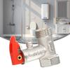 Brass Construction Pressure Reducing Valve Water Heater Valve Overpressure Protection