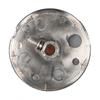 Lettmontert badekar roteringsknapp med attraktiv kromfinish 75mm