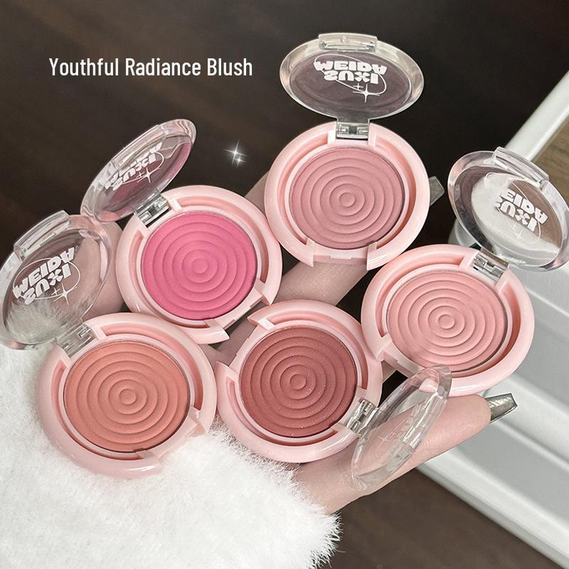 Suxi Meida Zhenyan Girl Vitality Blush - Long-lasting, Non-caking, Highlight & Brighten, Natural Blend, Single Shade.