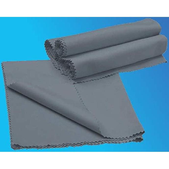 20 x20 (50x50CM) Extra Large Oversized Microfiber Cleaning Cloth, Ideal for Electronics and Screens, Lenses on Cameras, Binoculars, telescopes, All 1 PACK серый