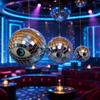 Glowing Ghost Eyes Disco Ball Glass Mirror Halloween Disco Ball Eyeball Decoration  Home Decoration