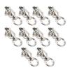 10PCS Bird Foot Rings Stainless Steel Parrots Leg Training Activity Rings for Pet Training