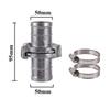 Quick Coupling Garden Watering Hose Connector Adapter Pipe Fitting With Clamp for Fire Hose Agriculture Irrigation Accessories