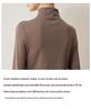 Women's Machine Washable Ultra-Fine Wool Base Layer: Half-High Neck, 2026 Autumn/Winter Thin Knit Sweater
