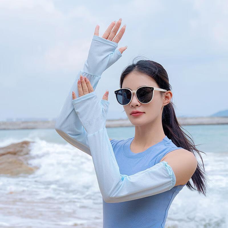 MEET SUNNY Women s Sun Protection Ice Sleeves One Size