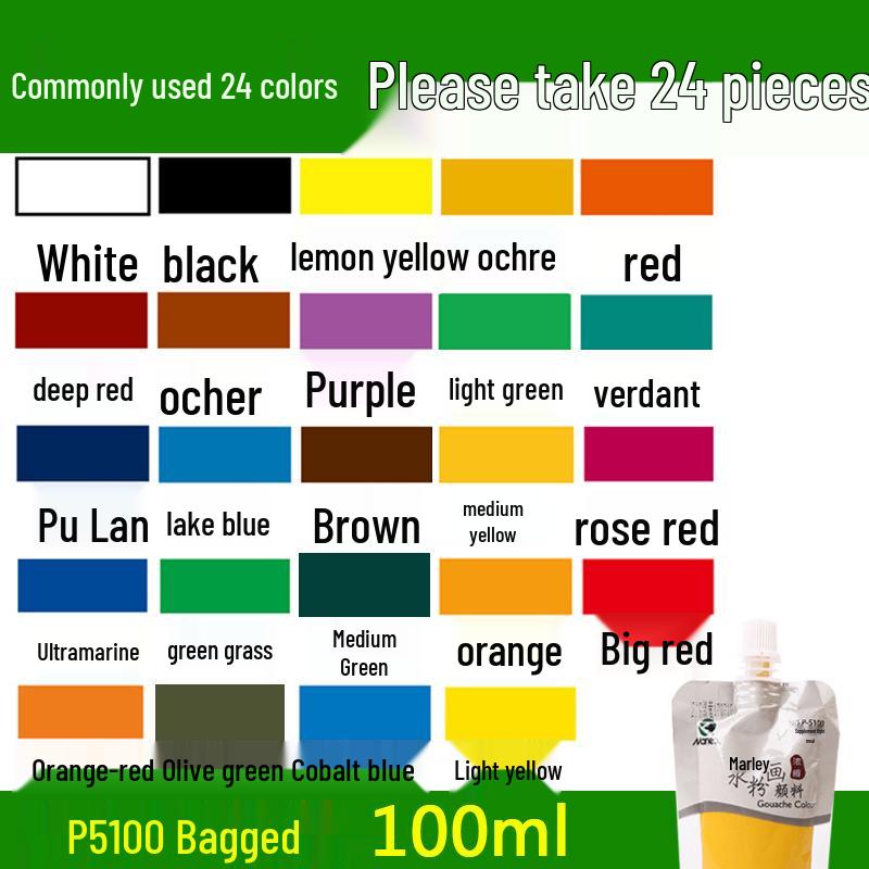 Mali Concentrated Gouache Paint Refill - Jelly Pigment for Art Exams