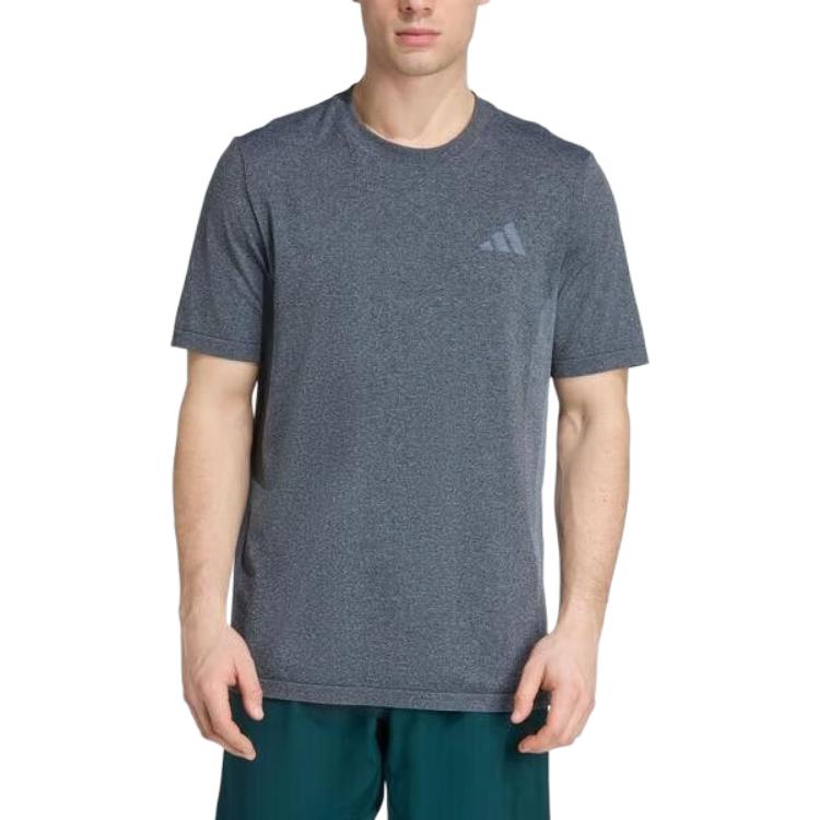 Adidas Tr-Es St Round Neck Pullover Simple Solid Color Short Sleeve T-Shirt Men Tops JX2785