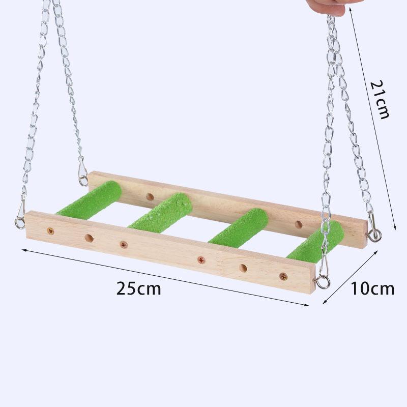 Vogel Kletterleiter Papageienspielzeug Leiter Vogel Interaktion Spaß Kletterspielzeug Holz Übungsgestell