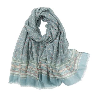Mode Frauen Aztec Schöne Polka Floral Fringe Strand Hijab Schals Und Wraps Weibliche Foulards Lange Pashmina Bandana Muslimischen Stola
