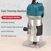 800W DIY Woodworking Carving Power Tools High Power Electric Trimmer Handheld Wood Slotting Trimming Machine