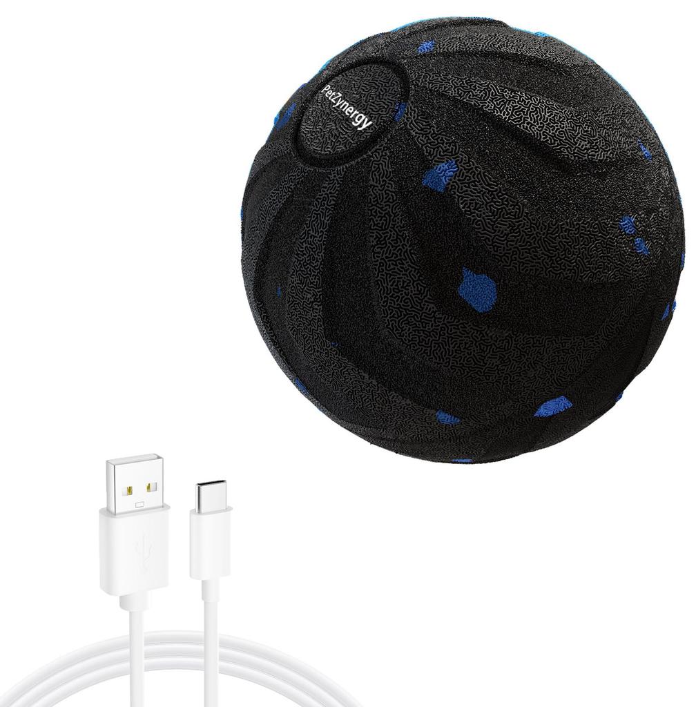 Popular Interactive Dog Toy Ball with Random Movement Bouncing & Rotating Functions Rechargeable Made of TPU Material