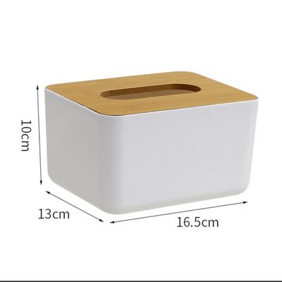 Simple and Modern Desktop Tissue Drawer, Home Restaurant Napkin Tube, Tea Table Remote Control with Separate Storage Box