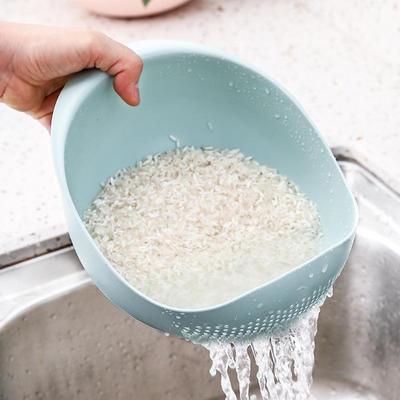 Multifunktionales Reiswaschbecken und Sieb mit feinen Löchern für den Einsatz in der Küche