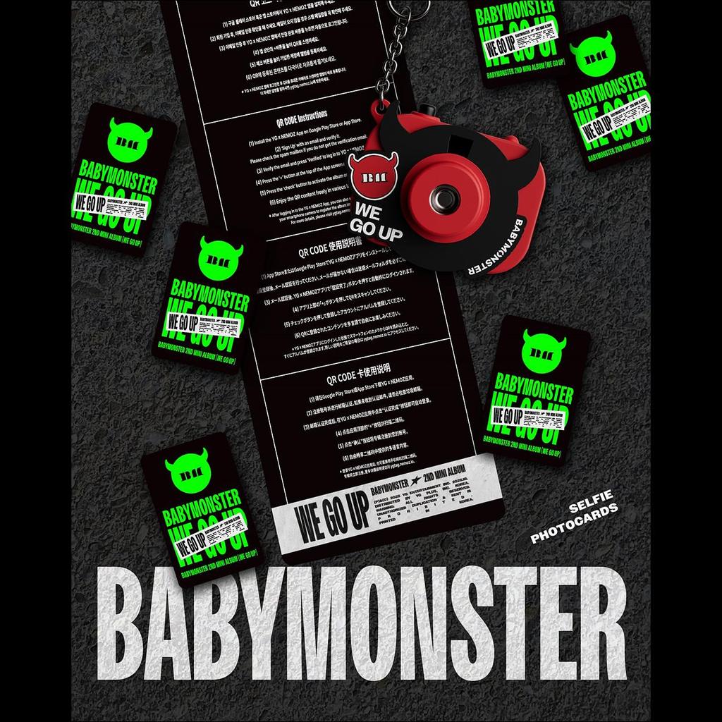 [Předobjednávka] BABYMONSTER [WE GO UP] MINI PŘÍVĚSEK NA KLÍČE Ver. / 2. MINI ALBUM + Dárek zdarma